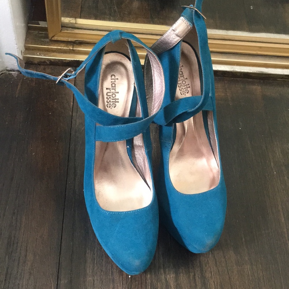 Charlotte Russe Blue High Heels